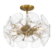 Minka-Lavery 3654-695 - Winter 4 Light Semi Flush Mount