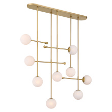 Minka-Lavery 10149-732 - Ursolus 43.5" 9-Light Linear Chandelier