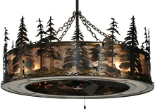 Meyda Blue 135769 - 45" Wide Tall Pines with Uplights Chandel-Air