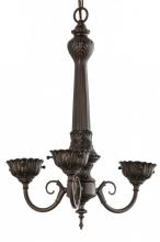 Meyda Blue 158699 - 14" Wide Victorian 3 Light Chandelier Hardware