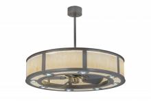 Meyda Blue 170132 - 45" Wide Smythe Craftsman Chandel-Air