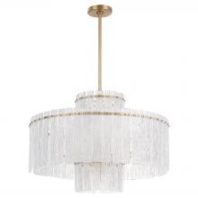 Cyan Designs 11631 - Othello 9 Light Chandelier  | Aged Brass