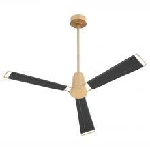 Cyan Designs 11976 - Zephyr Ceiling Fan Aged Brass Black Leather