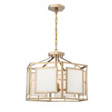Crystorama HIL-995-VG - Libby Langdon Hillcrest 22'' Vibrant Gold Chandelier