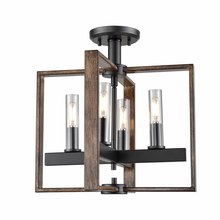 DVI DVP30211GR+IW-CL - BLAIRMORE 4 LT SEMI FLUSH