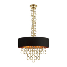 Eurofase 25614-022 - Novello, 8Lt Pendant, Black/Gold