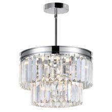 CWI Lighting 9969P8-5-601 - Weiss 5 Light 8in Chrome Down Mini Pendant