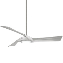 Minka-Aire F714L-BN/SL - Curl - LED 60" Ceiling Fan