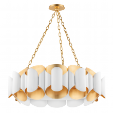 Hudson Valley 8534-GL/WH - Banks Chandelier